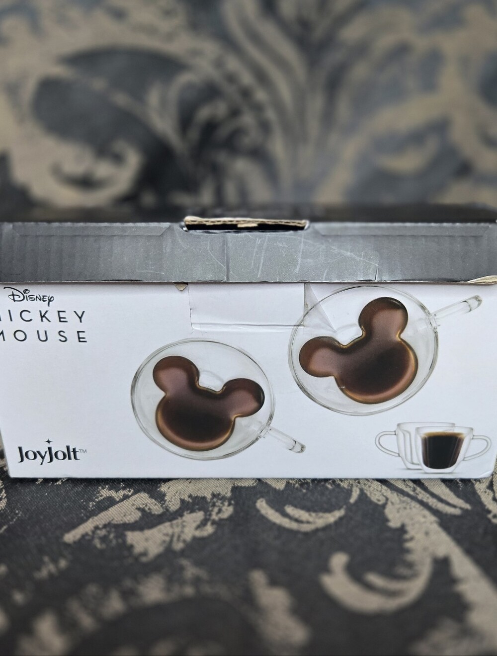 Mickey Magic in Every Sip: JoyJolt 3D Double-Wall Glass Set